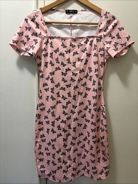 SHEIN | Dresses | Bnwt Shein Rose Gold Long Sleeve Sequin Mini Dress  Cocktail Party Bachelorette